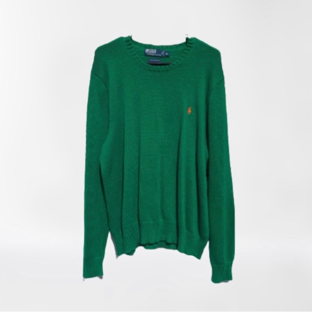 💚Ralph Lauren Pullover Green Knit Sweater XL Mens